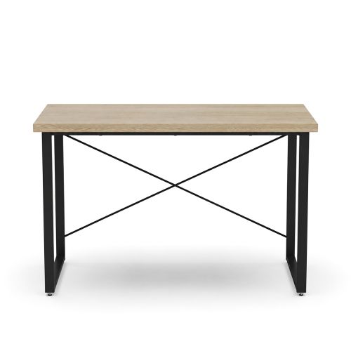 Стіл письмовий Дейв Ferrum-decor 75x100x70 Чорний метал ДСП Дуб Кремона Торро 32 мм (DEY3265)
