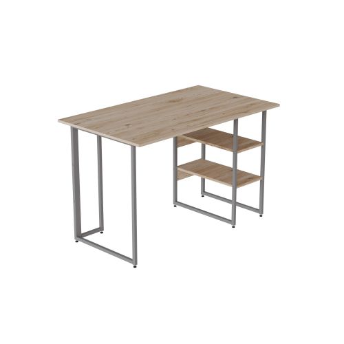 Комп&#039;ютерний стіл Ferrum-decor Кевін 75x120x60 сірий ДСП Дуб Сан-Маріно 16мм
