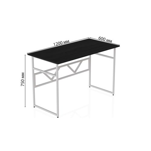 Комп&#039;ютерний стіл Ferrum-decor Раян 75x120x60 білий ДСП Сосна Кембра 16мм