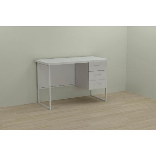 Комп'ютерний стіл Ferrum-decor Гаррі 75x120x70 білий ДСП Біле 32мм