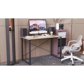 Комп'ютерний стіл Ferrum-decor Дейв 75x140x60 чорний ДСП Дуб Сонома 16мм