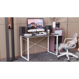 Комп'ютерний стіл Ferrum-decor Дейв 75x140x70 білий ДСП Сосна Кембра 16мм
