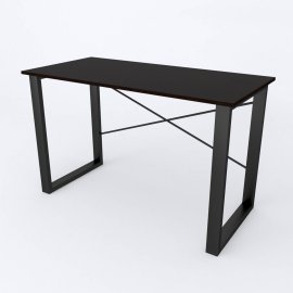 Письменный стол Ferrum-decor Драйв 750x1000x600 Черный металл ДСП Венге Магия 16 мм (DRA003)