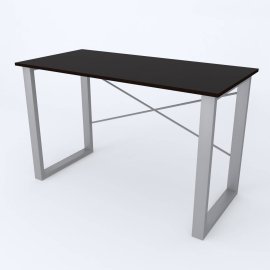 Письмовий стіл Ferrum-decor Драйв 750x1000x600 Сірий метал ДСП Венге Магія 16 мм (DRA010)