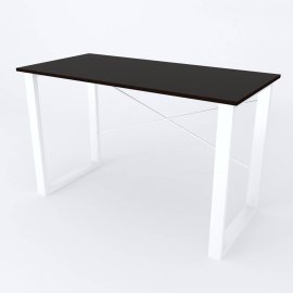 Письменный стол Ferrum-decor Драйв 750x1200x600 Белый металл ДСП Венге Магия 16 мм (DRA038)
