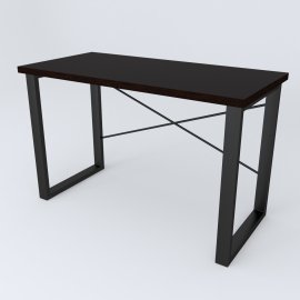 Письменный стол Ferrum-decor Драйв 750x1000x600 Черный металл ДСП Венге Магия 32 мм (DRA129)