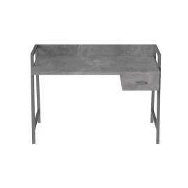 Письмовий стіл Ferrum-decor Комфорт 750x1200x600 Сірий метал ДСП Бетон 32 мм (KOMF035)