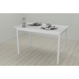 Стол кухонный Ferrum-decor Бенита 75x120x70 Белый ДСП Белое 16мм (BEN0029)