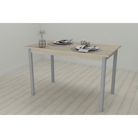 Стол кухонный Ferrum-decor Бенита 75x120x60 Серый ДСП Сонома 16мм (BEN0046)