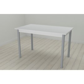 Стол кухонный Ferrum-decor Бенита 75x120x70 Серый ДСП Белое 16мм (BEN0050)
