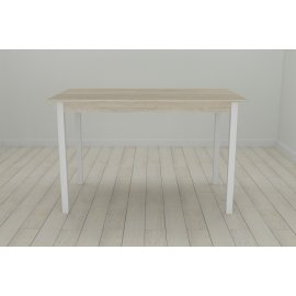Кухонний стіл Ferrum-decor Маріо 75x120x60 Білий ДСП Сонома 16мм (MAR0025)