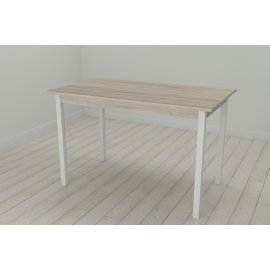 Кухонний стіл Ferrum-decor Маріо 75x120x80 Білий ДСП Сонома 16мм (MAR0039)