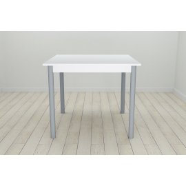 Стол кухонный Ferrum-decor Агата 75x80x80 Серый ДСП Белое 16мм (AGA0043)