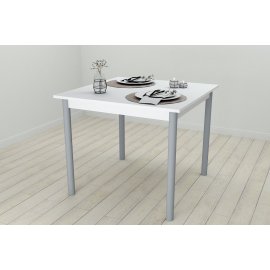 Стол кухонный Ferrum-decor Агата 75x90x90 Серый ДСП Белое 16мм (AGA0050)