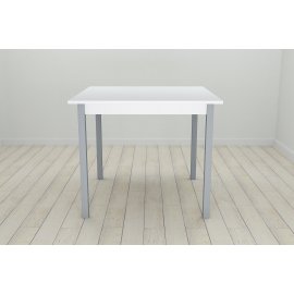 Стол кухонный Ferrum-decor Диего 75x80x80 Серый ДСП Белое 16мм (DIE0057)