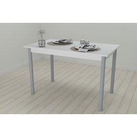 Стол кухонный Ferrum-decor Бенита 75x120x80 Серый ДСП Белое 16мм (BEN0057)