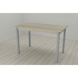 Кухонний стіл Ferrum-decor Маріо 75x120x60 Сірий ДСП Сонома 16мм (MAR0046)