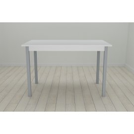 Стол кухонный Ferrum-decor Марио 75x120x80 Серый ДСП Белое 16мм (MAR0057)