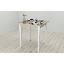 Стол кухонный Ferrum-decor Диего 75x70x70 Белый ДСП Сонома 16мм (DIE0032)