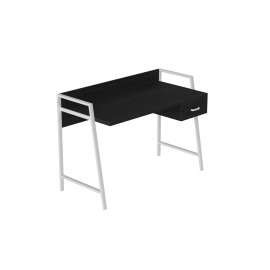 Письмовий стіл Ferrum-decor Комфорт 750x1200x600 Білий метал ДСП Сосна Кембра Магія 32 мм (KOMF038)
