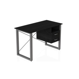 Письмовий стіл з ящиками Ferrum-decor Оскар 750x1200x600 метал Сірий ДСП Сосна Кембра 16 мм (OSK0017)