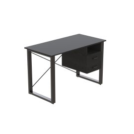 Письменный стол с ящиками Ferrum-decor Оскар  750x1200x700 металл Черный ДСП Сосна Кембра 16 мм (OSK0045)