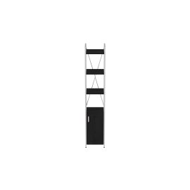 Этажерка 4/34 Ferrum-decor Серии Конект с тумбой 179x34x28 Белый ДСП Сосна Кембра (FD1051)