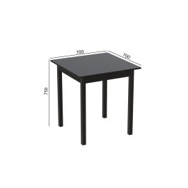 Стол кухонный Ferrum-decor Бенита 75x120x80 Серый ДСП Сосна Кембра 16мм (BEN0059)