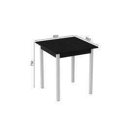Стол кухонный Ferrum-decor Диего 75x80x80 Белый ДСП Сосна Кембра 16мм (DIE0038)