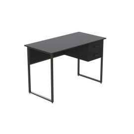 Комп'ютерний стіл Ferrum-decor Дакота 75x120x60 чорний ДСП Сосна Кембра 16мм