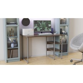 Письменный стол с ящиками Ferrum-decor Оскар  750x1200x600 металл Белый ДСП Белый 16 мм (OSK0008)
