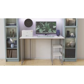 Комп'ютерний стіл Ferrum-decor Кевін 75x120x60 сірий ДСП Біле 16мм