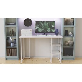 Комп'ютерний стіл Ferrum-decor Кевін 75x100x70 білий ДСП Біле 16мм