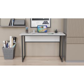 Письменный стол Ferrum-decor Коди 75x100x70 черный ДСП Белое 16мм