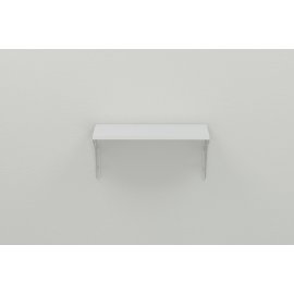 Полка настенная Ferrum-decor Ханди 2 240x500x240 металл Белый ДСП Белое 16 мм (XND0008)