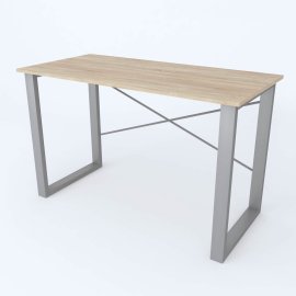 Письмовий стіл Ferrum-decor Драйв 750x1000x600 Сірий метал ДСП Дуб Сонома 16 мм (DRA011)