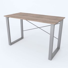 Письмовий стіл Ferrum-decor Драйв 750x1400x600 Сірий метал ДСП Дуб Сонома Трюфель 16 мм (DRA054)