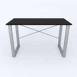 Письмовий стіл Ferrum-decor Драйв 750x1200x700 Сірий метал ДСП Венге Магія 16 мм (DRA094)