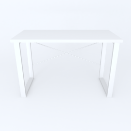 Письменный стол Ferrum-decor Драйв 750x1000x700 Белый металл ДСП Белое 32 мм (DRA204)