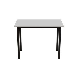 Стол универсальный Knap Ferrum-decor 750x1200x600 Черный металл ДСП Белый 16 мм (KNAP009)