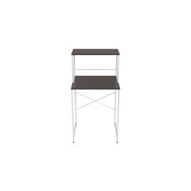 Стелаж полку Бафрум 402 Ferrum-decor для пральної машини 133,5x70,5x60,5 Білий метал ДСП Венге Магія 16 мм (BED40210)