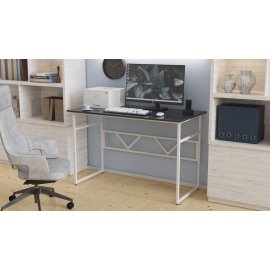 Комп'ютерний стіл Ferrum-decor Раян 75x100x60 білий ДСП Сосна Кембра 16мм