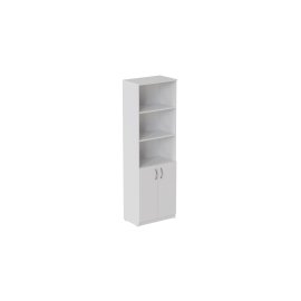 Шкаф Анжело Ferrum-decor на 5 полок с 2 дверями 1900x600x380 ДСП Белое 16 мм (ANG2028)