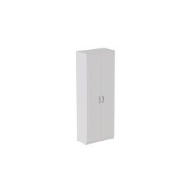 Шкаф Анжело Ferrum-decor на 5 полок 2 двери 1900x800x380 ДСП Белый 16 мм (ANG2091)