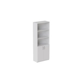 Шкаф Анжело Ferrum-decor на 5 полок с 2 дверями 1900x800x380 ДСП Белый 16 мм (ANG2105)