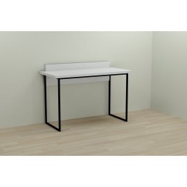 Письменный стол Ferrum-decor Скай 76x120x60 черный ДСП Белое 32мм