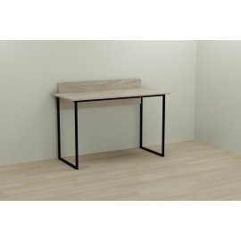 Письменный стол Ferrum-decor Скай 75x120x60 черный ДСП Дуб Сонома 16мм