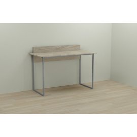 Письменный стол Ferrum-decor Скай 75x120x60 серый ДСП Дуб Сонома 16мм
