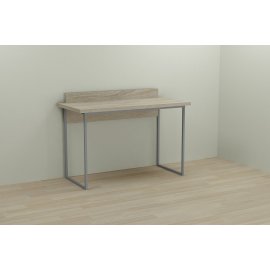 Письменный стол Ferrum-decor Скай 76x140x70 серый ДСП Дуб Сонома 32мм