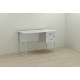 Письменный стол Ferrum-decor Дакота 75x120x60 белый ДСП Белое 16мм